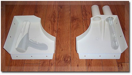 Trays with fake Blower and Irons for demonstration